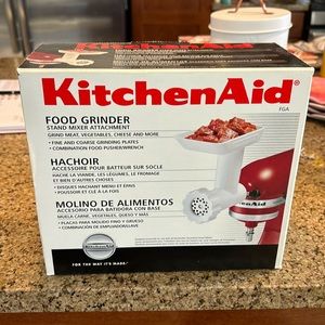 KitchenAid food grinder stand mixer attachment